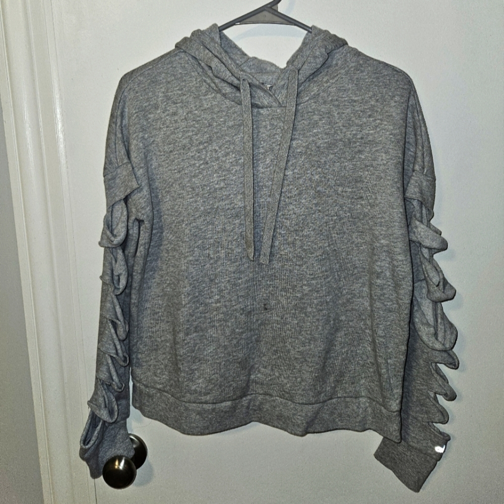 Alo Yoga Women's Pullover Hoodie with Arm Cut Out Accent Size XS